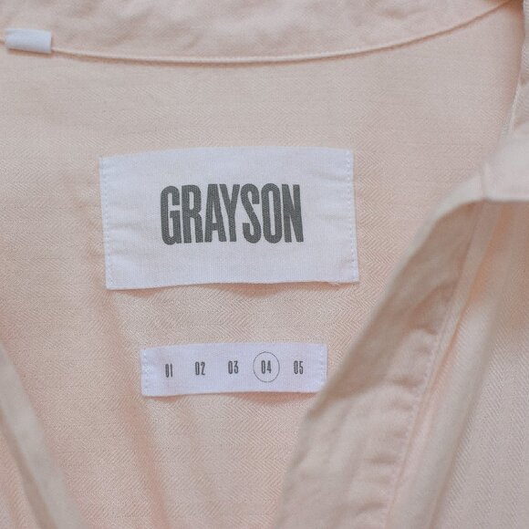 Frank & Eileen Grayson The Changemaker Light Pink Oversized Tiered Shirt Dress L - Picture 10 of 14